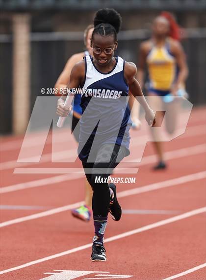 Thumbnail 2 in GIAA State 4x100m Relay Prelim photogallery.