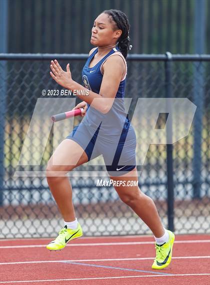 Thumbnail 3 in GIAA State 4x100m Relay Prelim photogallery.