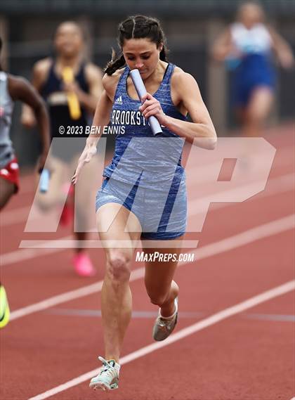 Thumbnail 1 in GIAA State 4x100m Relay Prelim photogallery.