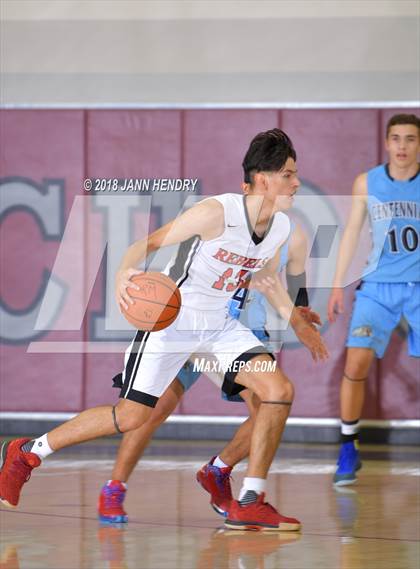 Thumbnail 1 in Miller vs. Centennial (Rancho Mirage Holiday Invitational) photogallery.