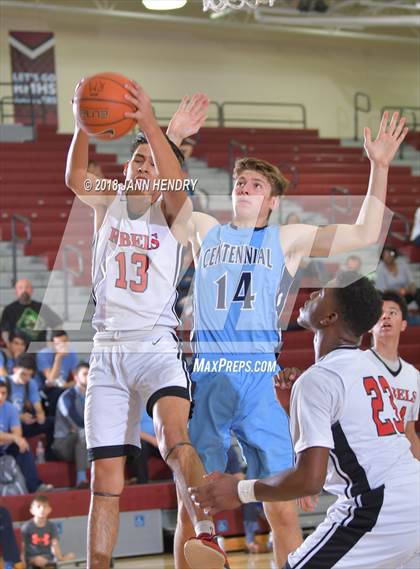 Thumbnail 2 in Miller vs. Centennial (Rancho Mirage Holiday Invitational) photogallery.