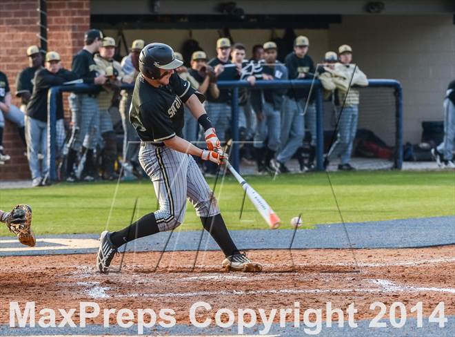 Michael Chavis (1) of Sprayberry High School in Marietta, Georgia playing  for the Atlanta Braves scout