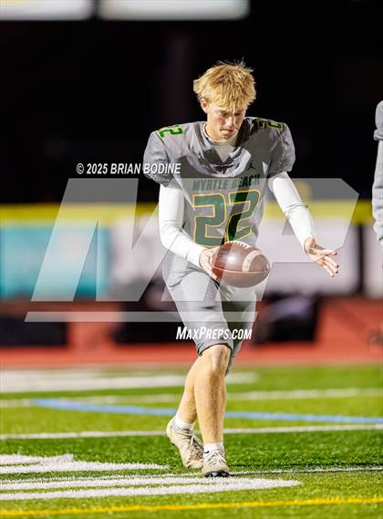 Thumbnail 1 in West Florence vs Myrtle Beach (SCHSL 5A Div 2 Round 2) photogallery.