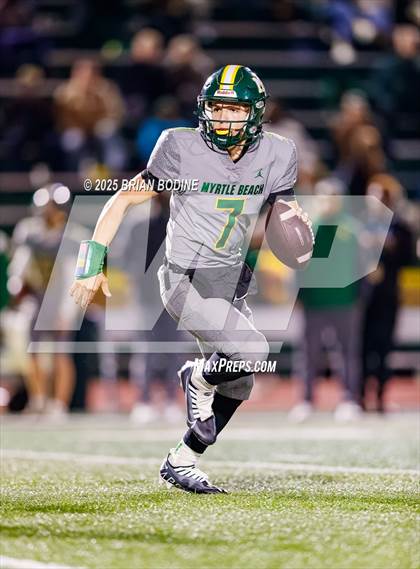 Thumbnail 2 in West Florence vs Myrtle Beach (SCHSL 5A Div 2 Round 2) photogallery.