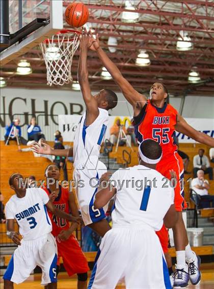 Thumbnail 1 in Mansfield Summit vs. Fort Bend Bush (McDonald's Texas Invitational) photogallery.