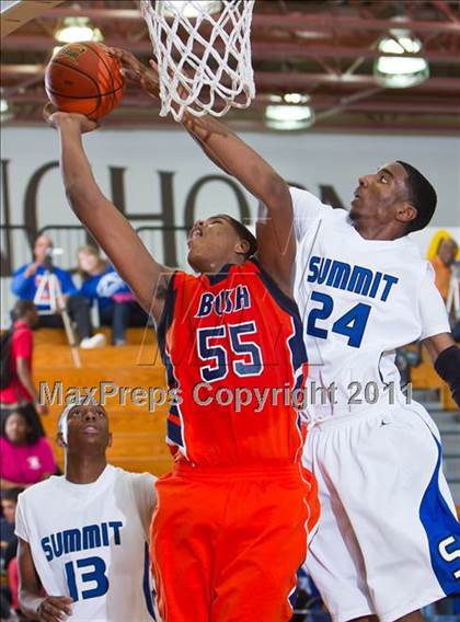 Thumbnail 3 in Mansfield Summit vs. Fort Bend Bush (McDonald's Texas Invitational) photogallery.