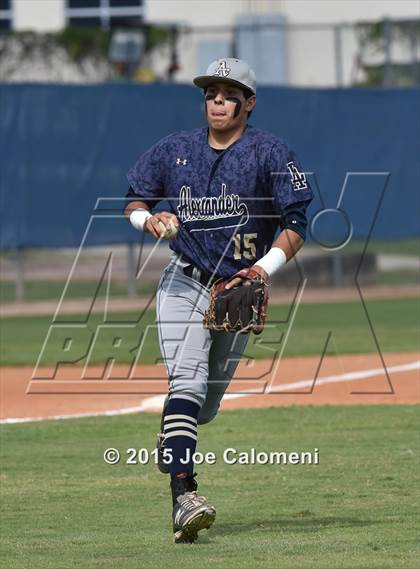 Thumbnail 3 in  Johnson [Claudia Taylor] vs Alexander [John B.] (UIL 6A Regional Playoff) photogallery.