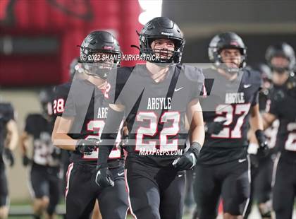 Thumbnail 1 in Argyle vs. South Oak Cliff (5A-2 State Semifinal) photogallery.