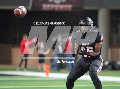 Thumbnail 3 in Argyle vs. South Oak Cliff (5A-2 State Semifinal) photogallery.
