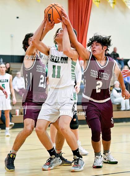 Thumbnail 3 in Sierra Lutheran vs Churchill County (Serpent Classic) photogallery.