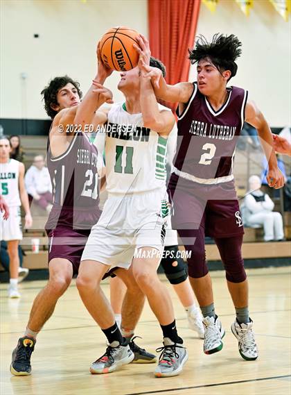 Thumbnail 2 in Sierra Lutheran vs Churchill County (Serpent Classic) photogallery.