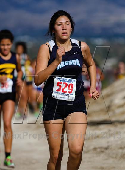 Thumbnail 2 in CIF LA City Section Cross Country Championships (Girls) photogallery.