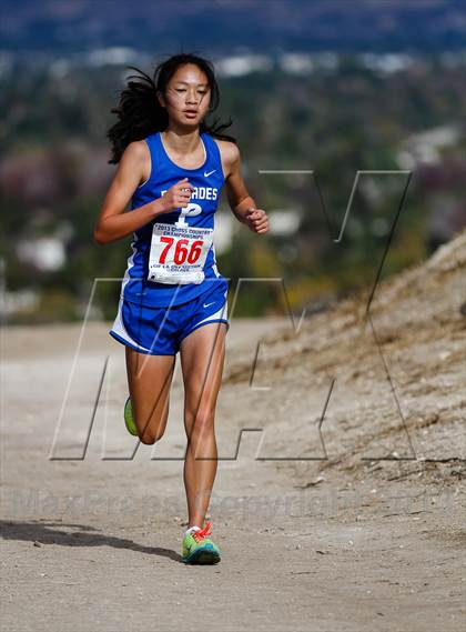 Thumbnail 3 in CIF LA City Section Cross Country Championships (Girls) photogallery.