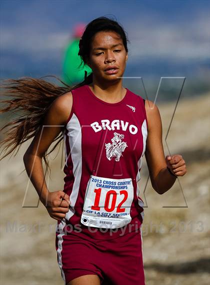 Thumbnail 2 in CIF LA City Section Cross Country Championships (Girls) photogallery.