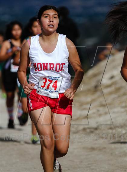 Thumbnail 1 in CIF LA City Section Cross Country Championships (Girls) photogallery.