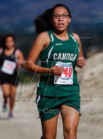 Thumbnail 2 in CIF LA City Section Cross Country Championships (Girls) photogallery.