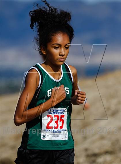 Thumbnail 1 in CIF LA City Section Cross Country Championships (Girls) photogallery.