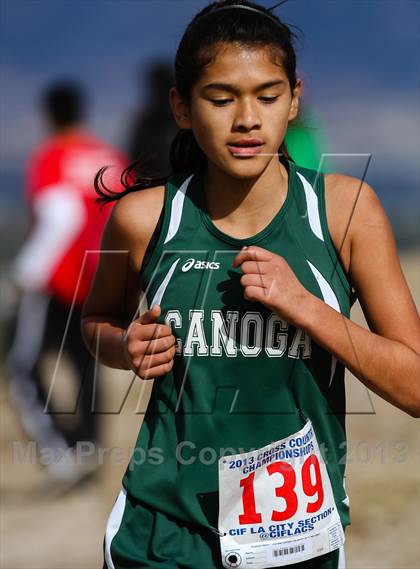 Thumbnail 3 in CIF LA City Section Cross Country Championships (Girls) photogallery.