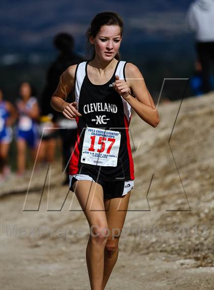 Thumbnail 3 in CIF LA City Section Cross Country Championships (Girls) photogallery.