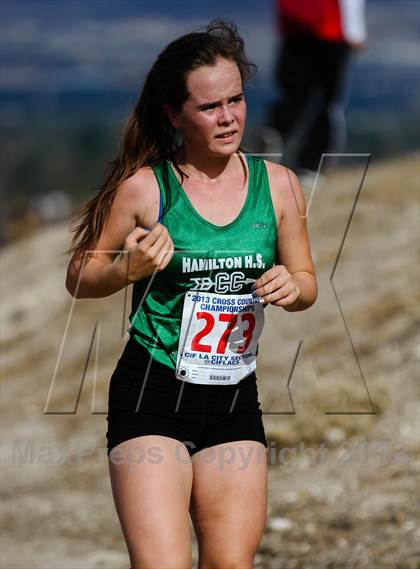 Thumbnail 3 in CIF LA City Section Cross Country Championships (Girls) photogallery.
