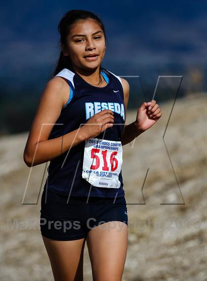 Thumbnail 3 in CIF LA City Section Cross Country Championships (Girls) photogallery.