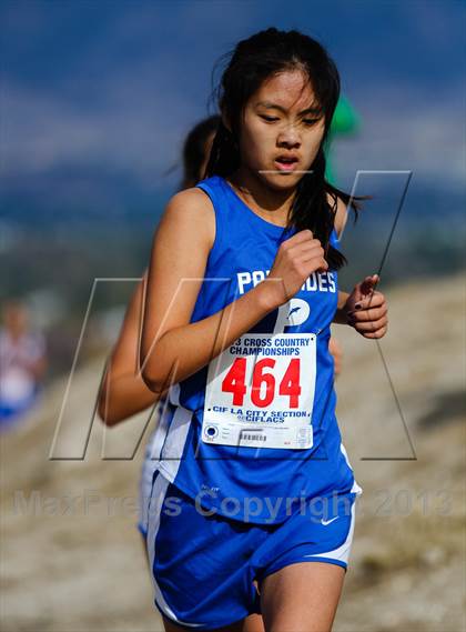Thumbnail 3 in CIF LA City Section Cross Country Championships (Girls) photogallery.