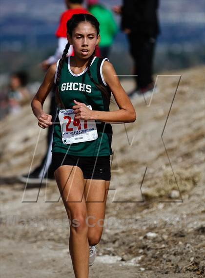 Thumbnail 2 in CIF LA City Section Cross Country Championships (Girls) photogallery.