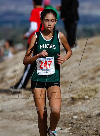 Thumbnail 3 in CIF LA City Section Cross Country Championships (Girls) photogallery.