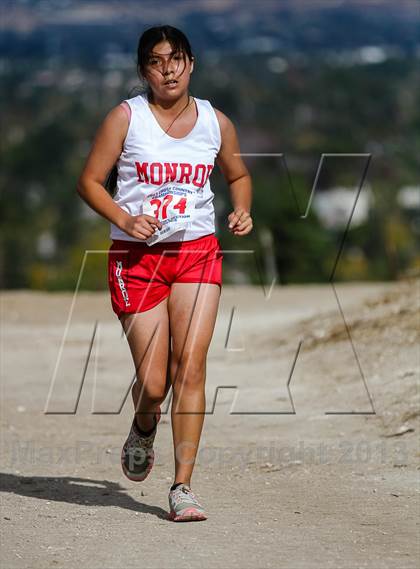 Thumbnail 1 in CIF LA City Section Cross Country Championships (Girls) photogallery.