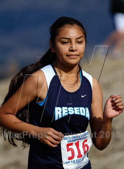 Thumbnail 2 in CIF LA City Section Cross Country Championships (Girls) photogallery.
