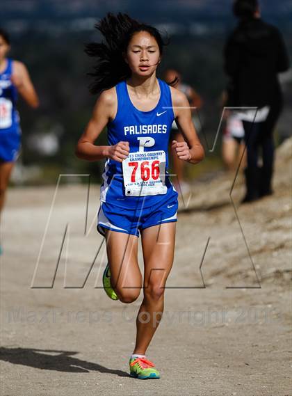 Thumbnail 3 in CIF LA City Section Cross Country Championships (Girls) photogallery.