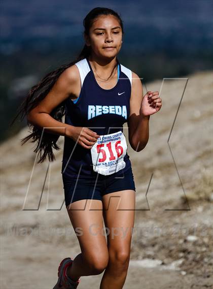 Thumbnail 2 in CIF LA City Section Cross Country Championships (Girls) photogallery.