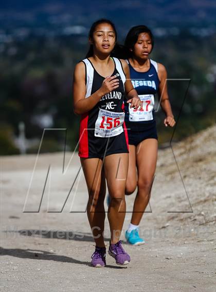 Thumbnail 3 in CIF LA City Section Cross Country Championships (Girls) photogallery.