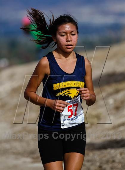 Thumbnail 2 in CIF LA City Section Cross Country Championships (Girls) photogallery.