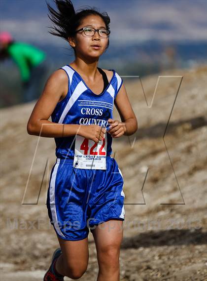 Thumbnail 1 in CIF LA City Section Cross Country Championships (Girls) photogallery.