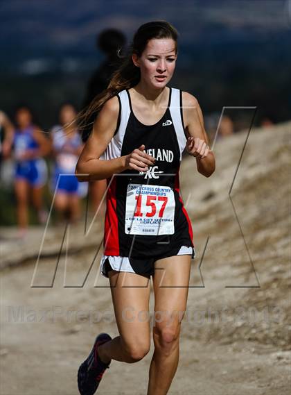 Thumbnail 2 in CIF LA City Section Cross Country Championships (Girls) photogallery.