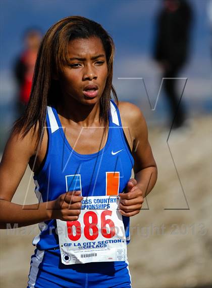 Thumbnail 1 in CIF LA City Section Cross Country Championships (Girls) photogallery.