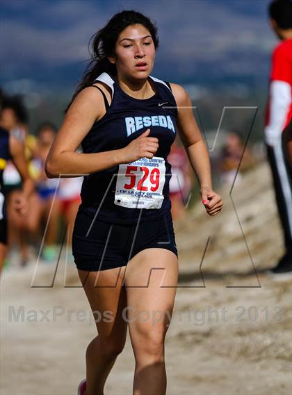 Thumbnail 3 in CIF LA City Section Cross Country Championships (Girls) photogallery.