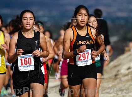 Thumbnail 3 in CIF LA City Section Cross Country Championships (Girls) photogallery.