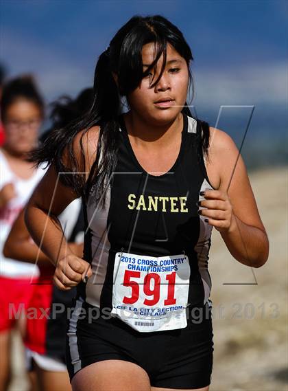 Thumbnail 3 in CIF LA City Section Cross Country Championships (Girls) photogallery.