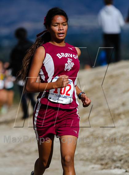 Thumbnail 2 in CIF LA City Section Cross Country Championships (Girls) photogallery.