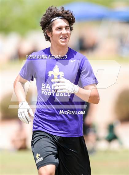 Thumbnail 1 in Notre Dame Prep vs. Horizon (GBAC 7-on-7) photogallery.