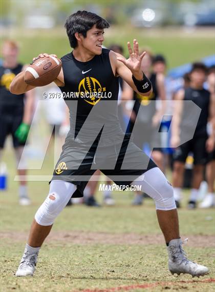 Thumbnail 2 in Notre Dame Prep vs. Horizon (GBAC 7-on-7) photogallery.