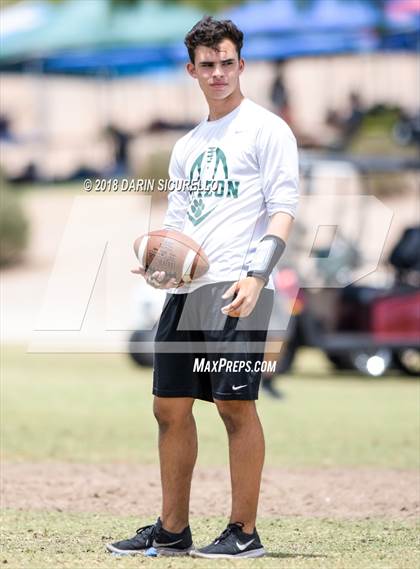 Thumbnail 1 in Notre Dame Prep vs. Horizon (GBAC 7-on-7) photogallery.
