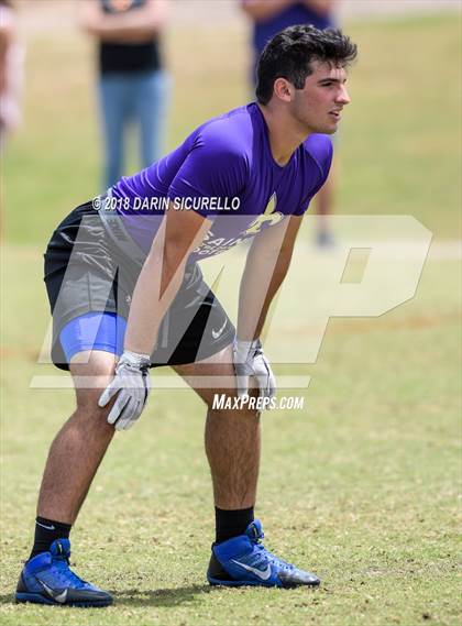 Thumbnail 1 in Notre Dame Prep vs. Horizon (GBAC 7-on-7) photogallery.