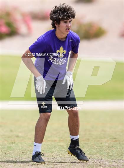 Thumbnail 3 in Notre Dame Prep vs. Horizon (GBAC 7-on-7) photogallery.