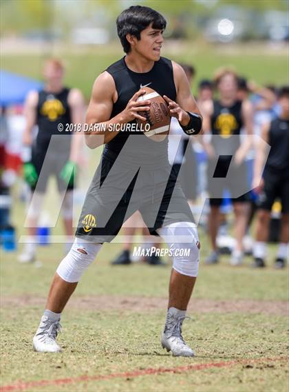Thumbnail 1 in Notre Dame Prep vs. Horizon (GBAC 7-on-7) photogallery.
