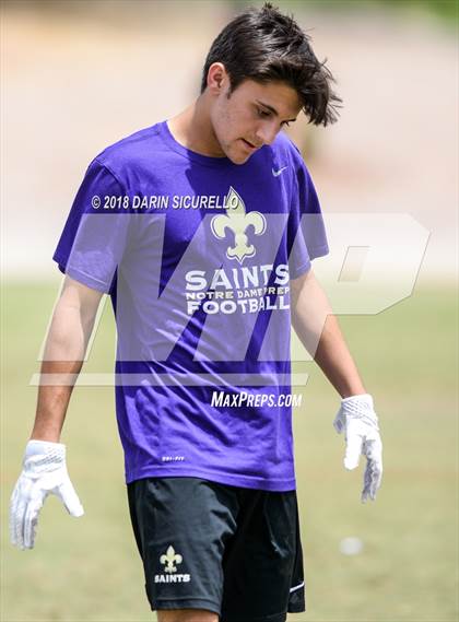 Thumbnail 3 in Notre Dame Prep vs. Horizon (GBAC 7-on-7) photogallery.