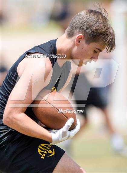 Thumbnail 2 in Notre Dame Prep vs. Horizon (GBAC 7-on-7) photogallery.