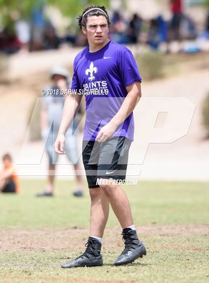 Thumbnail 3 in Notre Dame Prep vs. Horizon (GBAC 7-on-7) photogallery.